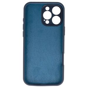 Кейс Silicone Lite за IPhone 15 Pro Max, Тъмно син