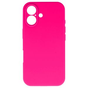 Кейс Silicone Lite за IPhone 16, Розов фуксия