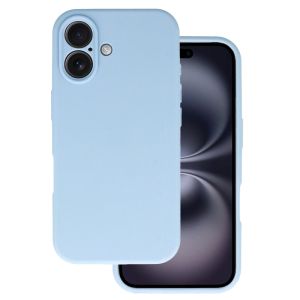 Кейс Silicone Lite за IPhone 16, Небесно син