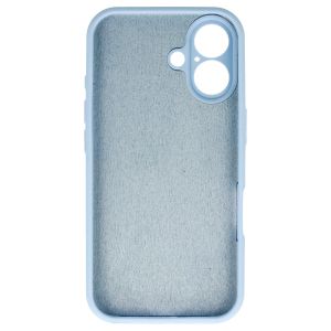 Кейс Silicone Lite за IPhone 16, Небесно син