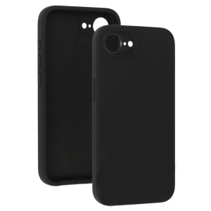 Кейс Silicone Lite за IPhone 16e, Черен