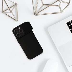 Кейс Camshield Soft за IPhone 14 Pro, Черен