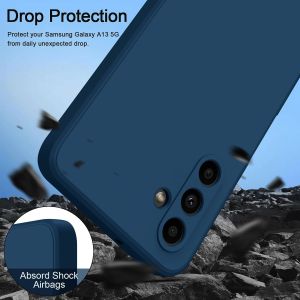 Кейс Silicone Lite за Samsung Galaxy A26 5G, Защита около камерата, Син