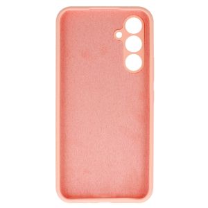 Кейс Silicone Lite за Samsung Galaxy S25, Защита около камерата, Праскова