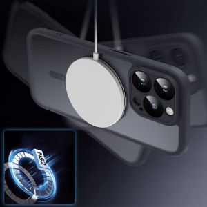 Кейс Full Matte Mag, за Samsung Galaxy S25, Magsafe, Черен