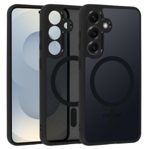 Кейс Full Matte Mag, за Samsung Galaxy S25, Magsafe, Черен