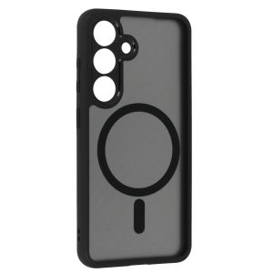 Кейс Full Matte Mag, за Samsung Galaxy S25, Magsafe, Черен