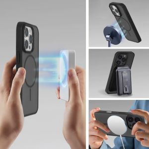 Кейс Magmat Slim, за IPhone 16 Pro Max, Magsafe, Черен