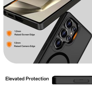 Кейс Rock Magnetic Crystal, за Samsung Galaxy S25 Ultra, Черен