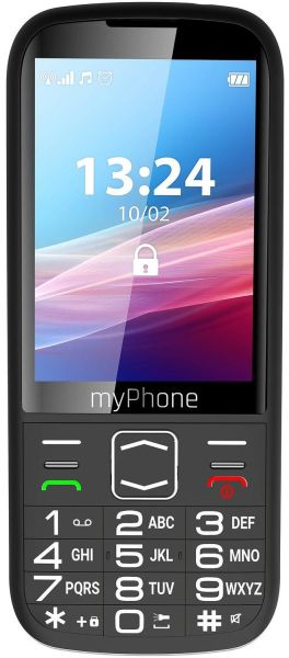 Мобилен телефон MyPhone Halo 4 LTE, 3,5" 64MB/128MB, Черен