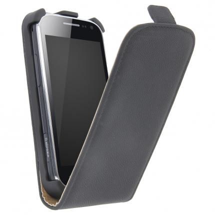 Кожен Flip калъф за Samsung Galaxy S6500 Mini 2 С БЕЗПЛАТЕН ПРОТЕКТОР ЗА ДИСПЛЕЙ