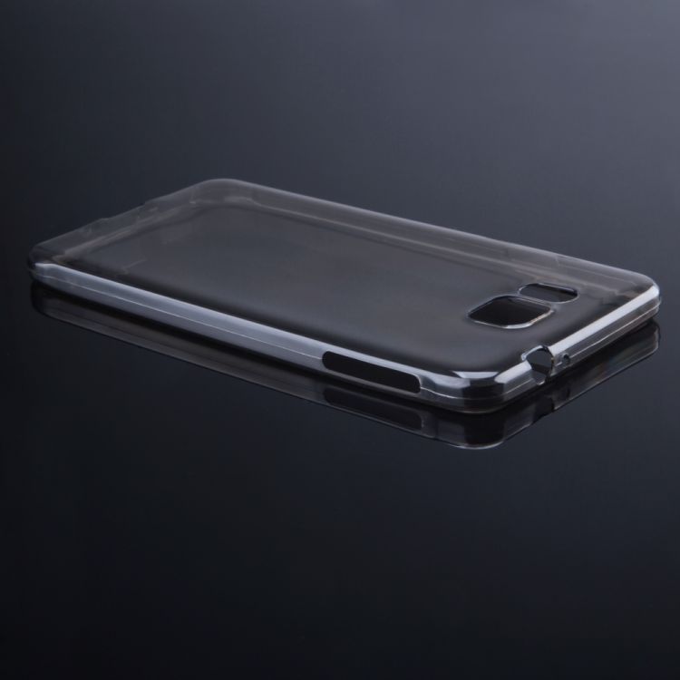 Ултра тънък силиконов гръб за Samsung G850 Galaxy Alpha, Прозрачен