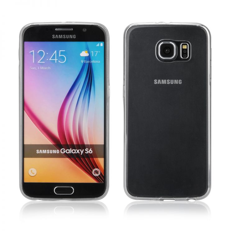 Ултра тънък силиконов гръб за Samsung Glaxy G920 Galaxy S6, Прозрачен