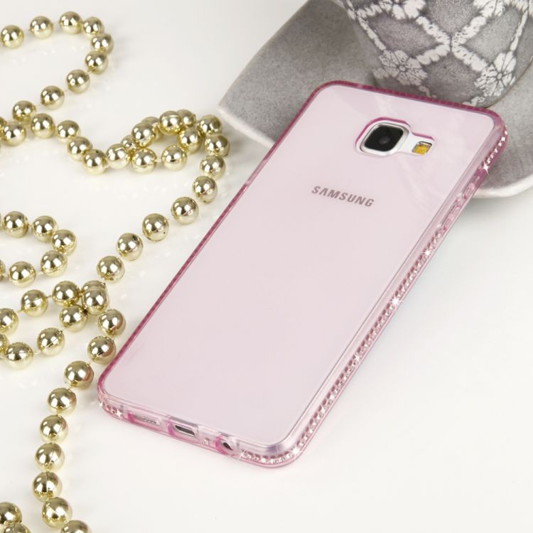 Луксозен силиконов калъф Crystals за Samsung A310 Galaxy A3 (2016)