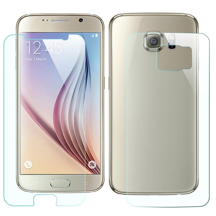 Стъклен скрийн протектор за дисплей и гръб за Samsung G920 Galaxy S6