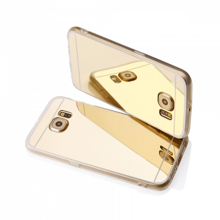 Луксозен гръб Mirror с огледален ефект за Samsung G920 Galaxy S6, Златен