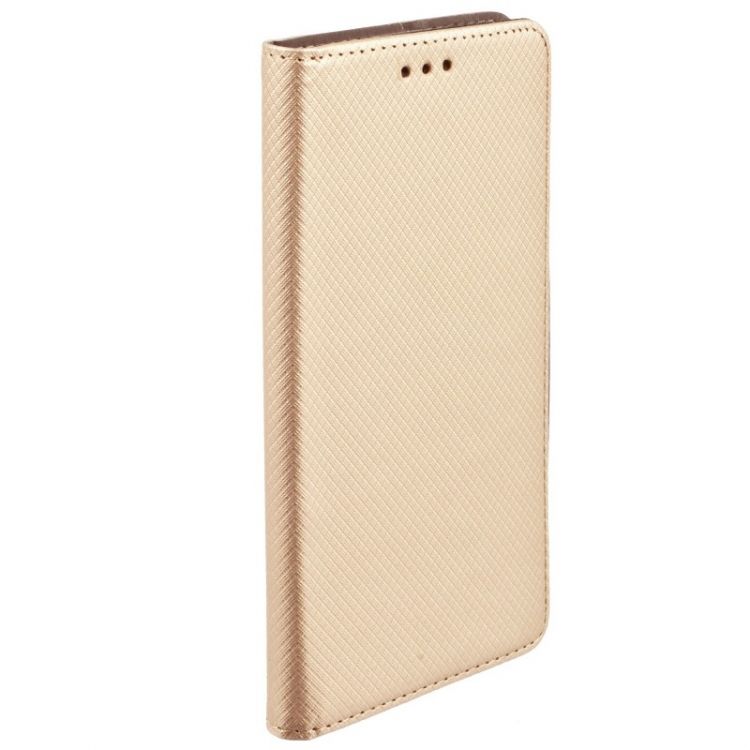 Кожен калъф Flip Book Smart за Samsung J530F Galaxy J5 (2017), Златен