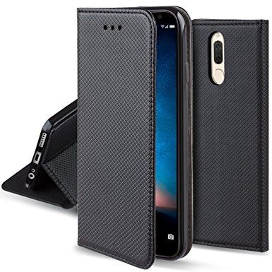 Кожен калъф Flip Book Smart за Huawei Mate 10 Lite, Черен