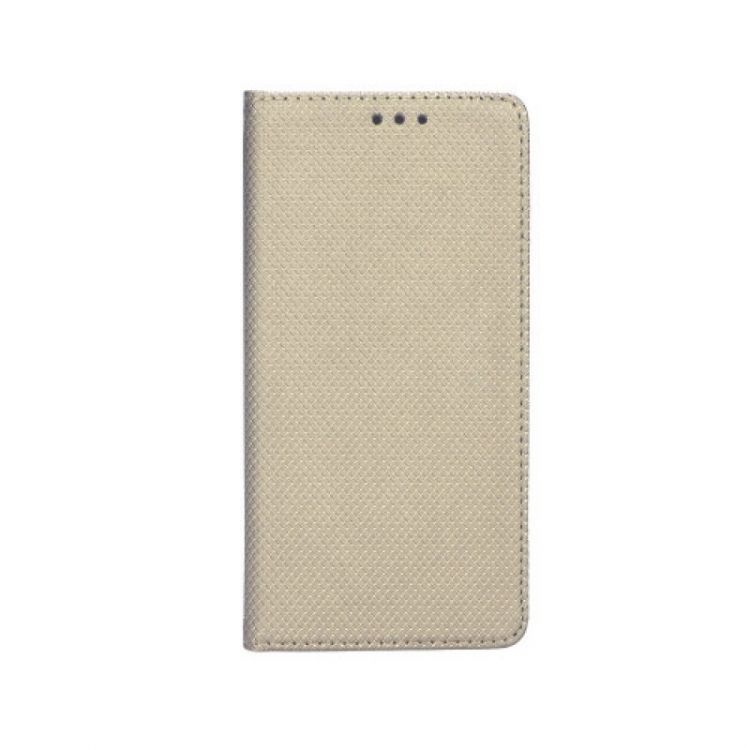 Кожен калъф Flip Book Smart за Huawei P10 Lite, Златен