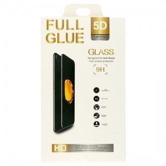 5D Стъклен протектор Full Glue Cover Huawei P20, Черен