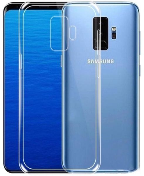 Ултра тънък силиконов гръб за Samsung G965 Galaxy S9 Plus, Прозрачен