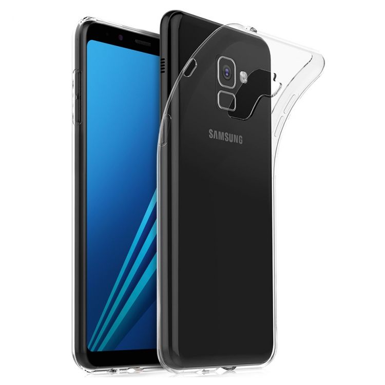 Ултра тънък силиконов гръб за Samsung A530 Galaxy A5 (2018)/A8 (2018), Прозрачен