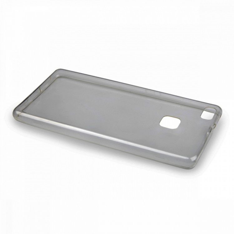 Ултра тънък силиконов гръб за Huawei P9 Lite mini, Прозрачен/Черен