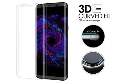 3D Стъклен протектор Full Cover за Samsung G955 Galaxy S8, Прозрачен