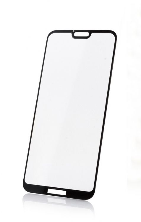 3D Стъклен протектор Full Cover за Huawei P20 Lite, Черен