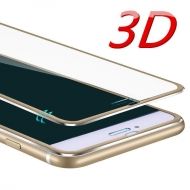 3D Стъклен протектор, Full Cover Tempered Glass за IPhone 6/6S, Бял