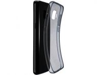 Ултра тънък силиконов гръб за Samsung J400 Galaxy J4 2018, Черен/Прозрачен