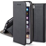 Кожен калъф Flip Book Smart за IPhone 7/8/SE 2020/SE 2022, Черен