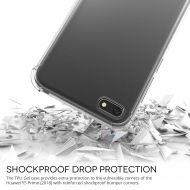 Anti Shock силиконов гръб за Huawei Y5 2018, Прозрачен