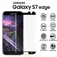 3D Стъклен протектор Full Cover за Samsung Galaxy S7 Edge, Черен