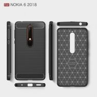 Anti Shock гръб Carbon за Nokia 6.1 2018, Черен