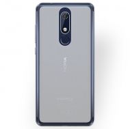 Ултра тънък силиконов гръб Matt за Nokia 5.1 (2018), Прозрачен