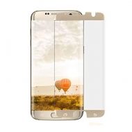 3D Стъклен протектор Full Cover за Samsung Galaxy S7 Edge, Златен