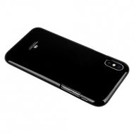 Луксозен силиконов гръб Jelly Mercury Goospery за IPhone XR, Черен