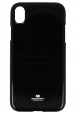 Луксозен силиконов гръб Jelly Mercury Goospery за IPhone XR, Черен