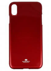 Луксозен силиконов гръб Jelly Mercury Goospery за IPhone XR, Червен