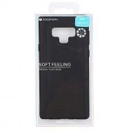 Луксозен гръб Mercury Goospery Soft Feeling за Samsung N960 Galaxy Note 9, Черен