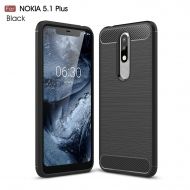 Anti Shock гръб Carbon за Nokia 5.1 Plus 2018, Черен