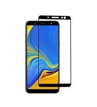 5D Стъклен протектор Full Glue Cover Samsung A750 Galaxy A7 2018, Черен