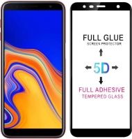 5D Стъклен протектор Smart Glass Gorilla, Full Cover за Samsung Galaxy J4 Plus/ J6 Plus 2018, Черен