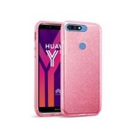 Силиконов гръб Emily Shining за Huawei Y7 Prime 2018, Розов