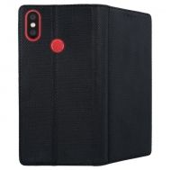 Кожен калъф Flip Book Smart за Xiaomi MI A2, Черен