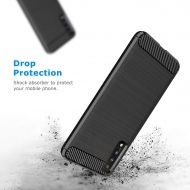 Anti Shock гръб Carbon за Samsung A750 Galaxy A7 2018, Черен