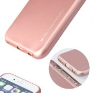 Луксозен силиконов гръб i-Jelly Metal Mercury Goospery за IPhone XS MAX, Розово златен
