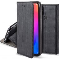 Кожен калъф Flip Book Smart за Xiaomi MI A2 Lite/Redmi 6 Pro, Черен