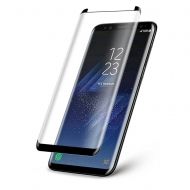 3D Стъклен протектор Full Cover за Samsung Galaxy S8, Черен